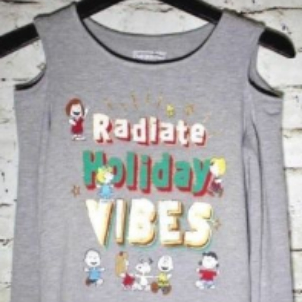 Peanuts 'Radiate Holiday Vibes' Long Sleeve